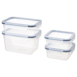 ظروف نگهدارنده غذا 4 تایی  ایکیا مدل 40526449 +IKEA 365